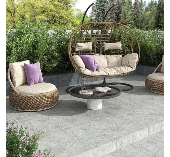 Плитка керамогранітна Aldo Light Grey MAT 298x298x6 Cersanit