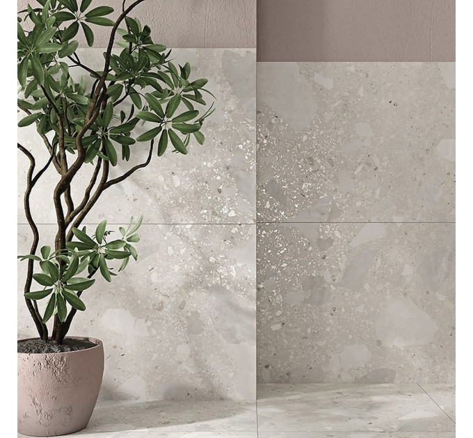 Плитка керамогранітна Genesis Cream RECT MAT 598x1198 Cersanit