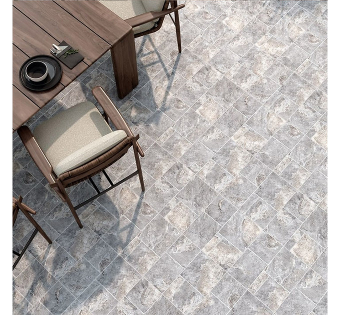 Плитка керамогранітна Atlas Grey MAT 420x420 Cersanit
