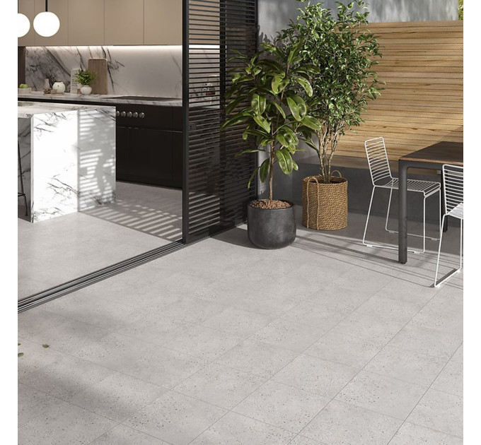 Плитка керамогранітна Bravio Light Grey MAT 298x298 Cersanit