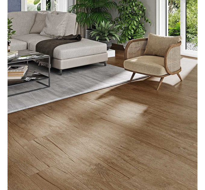 Плитка керамогранітна Honeywood Brown RECT MAT 198x1198 Cersanit