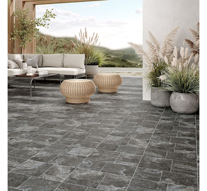 Плитка керамогранітна Atlas Graphite MAT 420x420 Cersanit