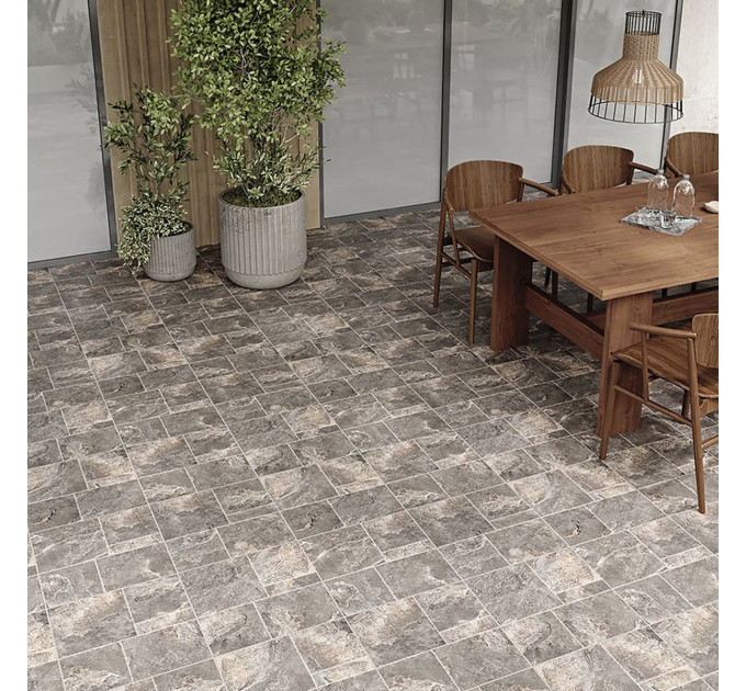 Плитка керамогранітна Atlas Brown MAT 420x420 Cersanit
