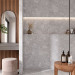 Плитка керамогранітна Genesis Light Grey RECT MAT 598x1198 Cersanit