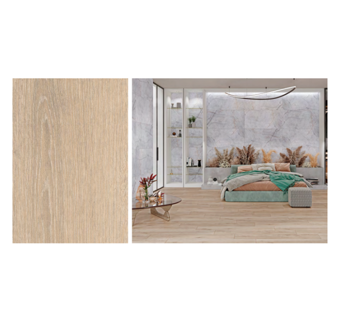 Плитка керамогранітна Elmwood Beige RECT MAT 198x1198 Cersanit